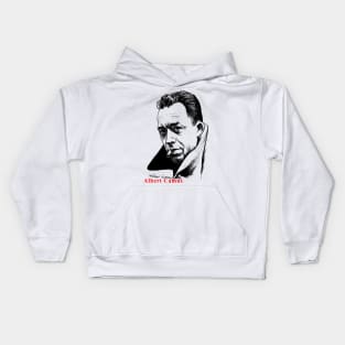 Albert Camus Sketch Kids Hoodie